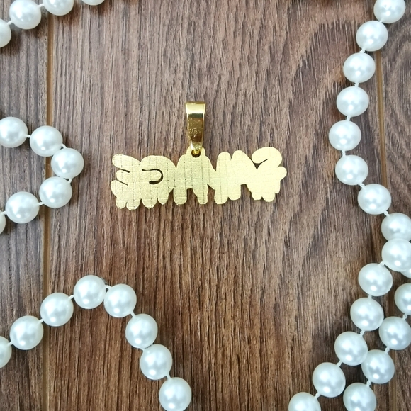 New Vermeille gold pendant - Picture 4 of 4